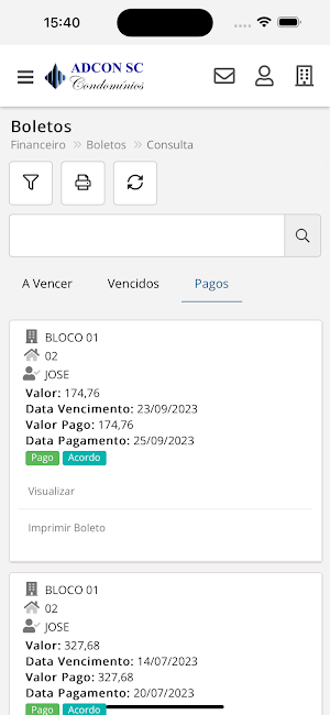 ADCON SC Condomínios Screenshot 3