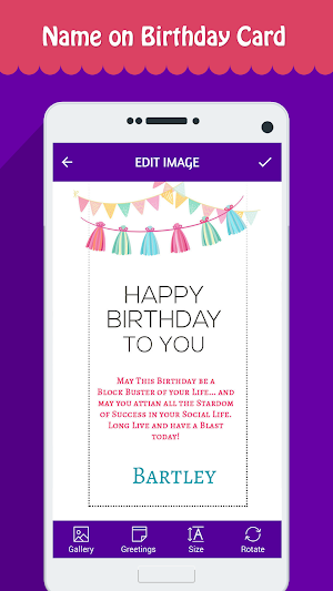 Name Photo on Birthday Cake Screenshot 2
