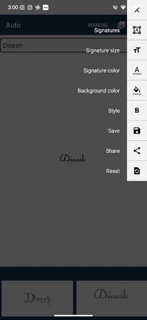 Signature Creator Screenshot 0