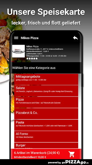 Mikes Pizza Unterschleißheim Screenshot 3