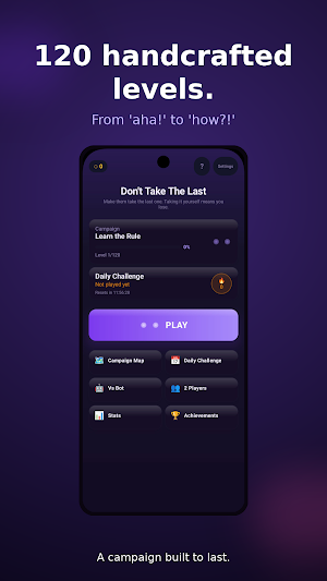 Nim: 2 Player Logic Puzzle Screenshot 1