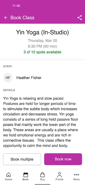 Buddha Barn Yoga & Wellness Screenshot 2