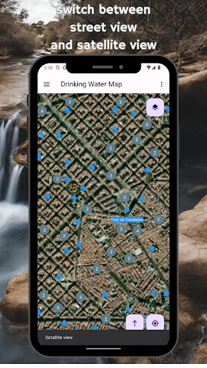 Drinking Water Map Screenshot 1