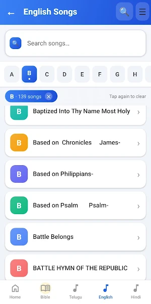 All Christian Songs & Bible Screenshot 2