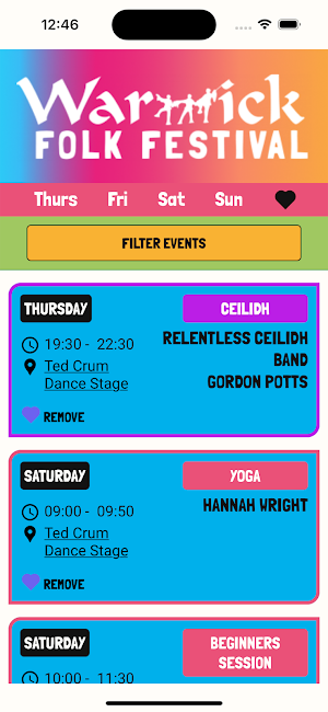 Warwick Folk Festival 2024 Screenshot 1