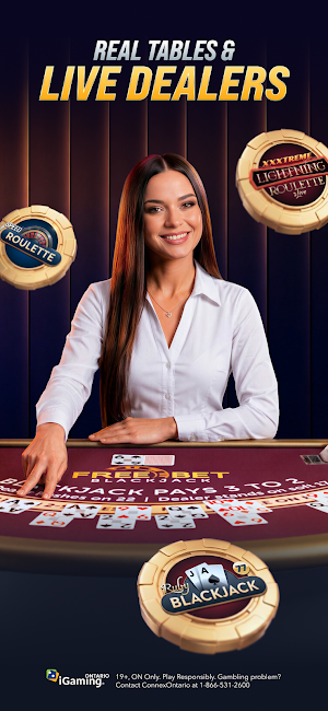 Betinia Ontario: Live Casino Screenshot 1
