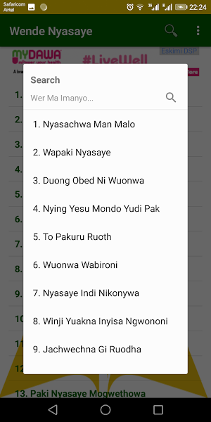 Wende Nyasaye Screenshot 1
