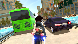 City Traffic Moto Rider Screenshot 2