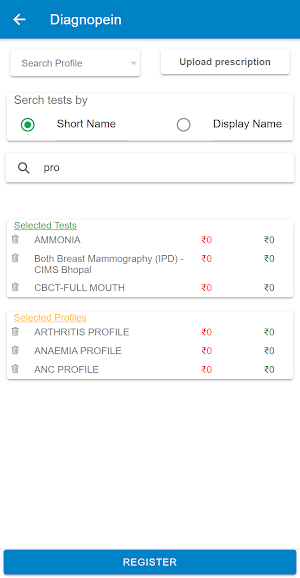 Diagnopein Screenshot 3