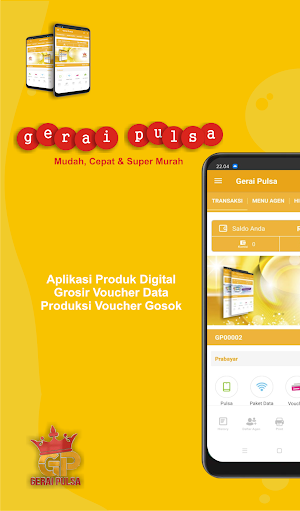 Gerai Pulsa - Aplikasi Pulsa Screenshot 0