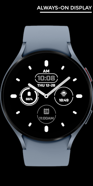 Nighty Hybrid 04 - watch face Screenshot 2