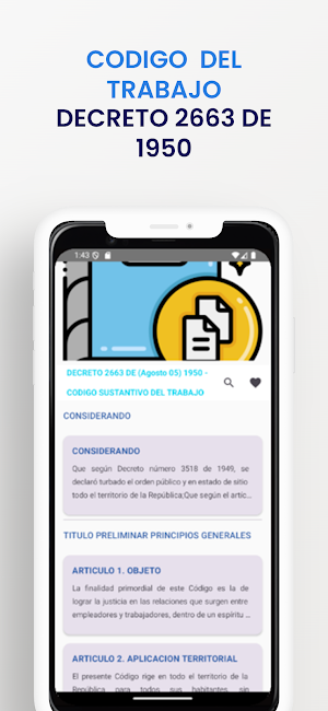 Derecho Laboral Colombiano Screenshot 1