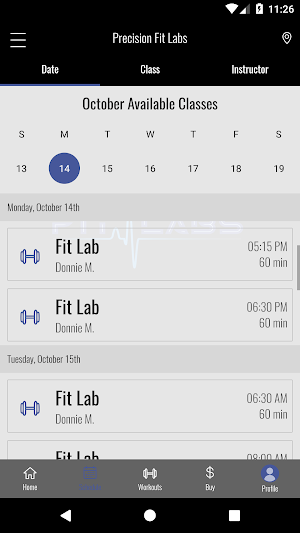 Precision Fit Labs Screenshot 1