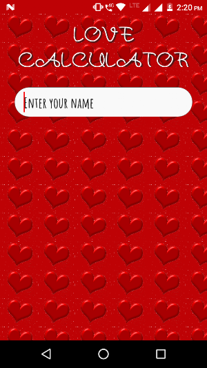 Love calculator Screenshot 0