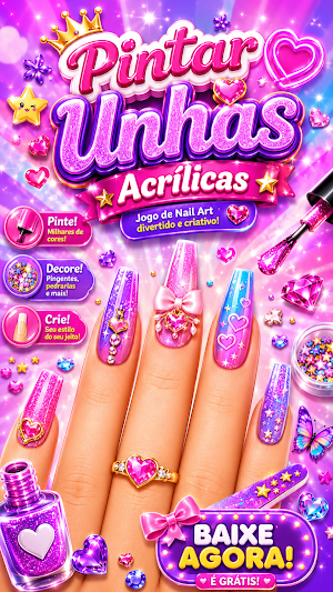 Jogo de Pintar Unhas Acrílicas Screenshot 0