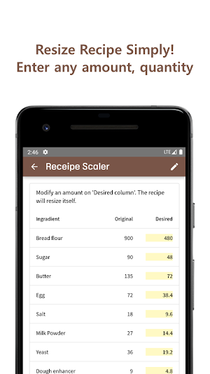 Recipe Scaler – Portion & Cost Screenshot 2