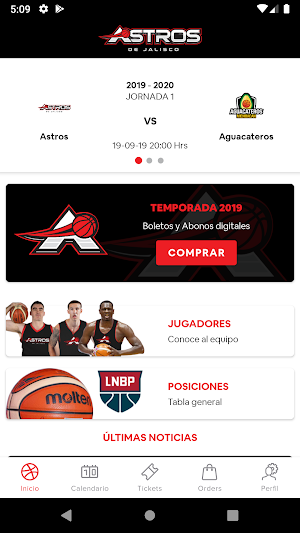 Astros de Jalisco Oficial Screenshot 0