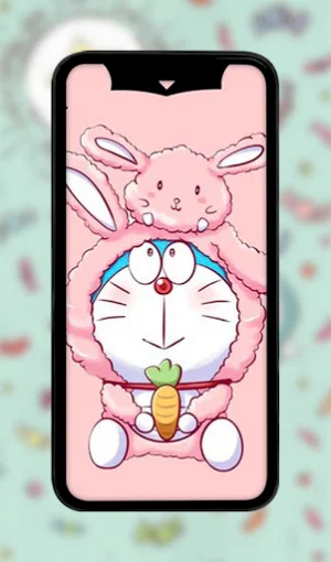 Blue Cat Cartoon Wallpaper HD Screenshot 1