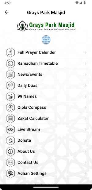 Grays Park Masjid Screenshot 1
