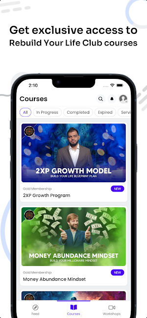 Rebuild Your Life Club Screenshot 2