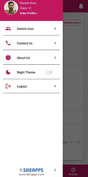 MMEWS Students App Screenshot 2