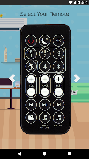 Remote Control For Polk Sound Bar Screenshot 3
