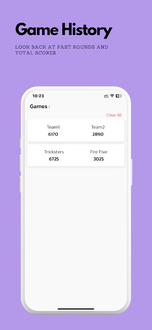 Canasta Scorebord Screenshot 3