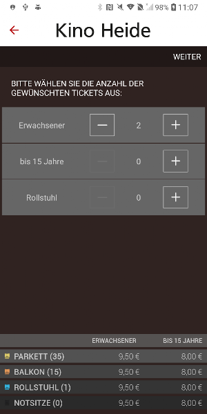 Kino Heide Screenshot 3