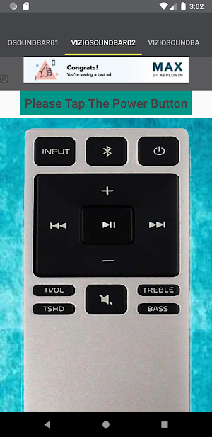 Vizio Soundbar Remote Screenshot 3