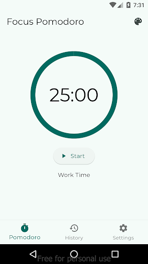 Focus Pomodoro Screenshot 0