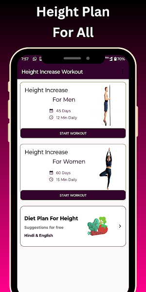 Height Increase Workout:Taller Screenshot 2