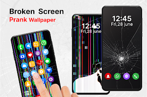 Broken Screen: Prank Wallpaper Screenshot 1