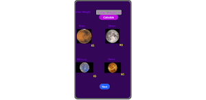 Weight on planets Screenshot 1