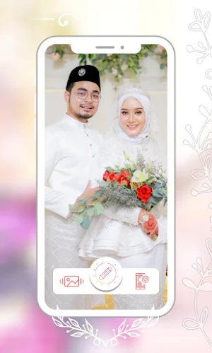 Hijab Couple Wedding Photo Maker Screenshot 1