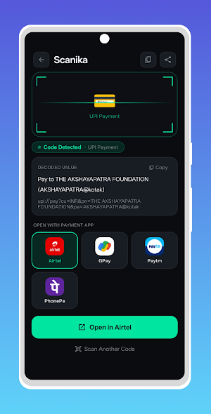 Scanika – QR & Barcode Scanner Screenshot 1