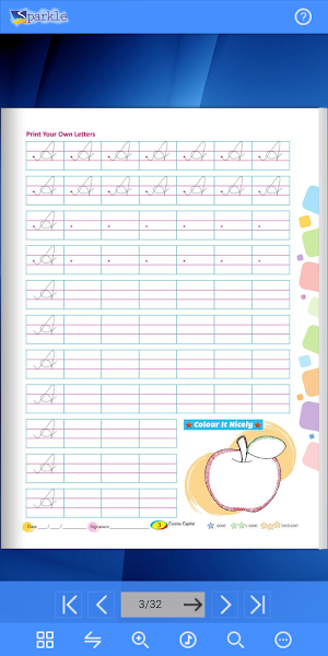 Sparkle Cursive - Capital Lett Screenshot 2