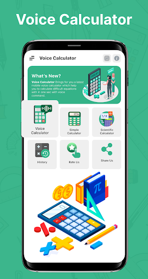 Smart AI Voice Calculator Plus Screenshot 1