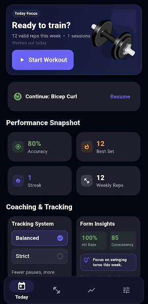 Formright: AI Workout Coach Screenshot 0