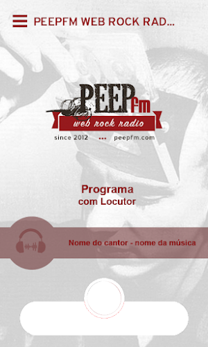 PeepFM Web Rock Radio Screenshot 0