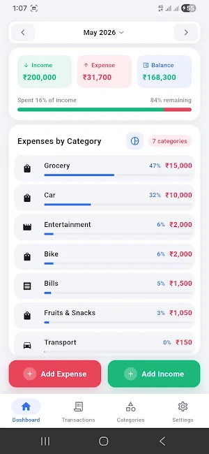 Family Spending Tracker Screenshot 0