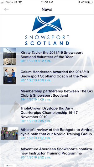 Snowsport Scotland Screenshot 1