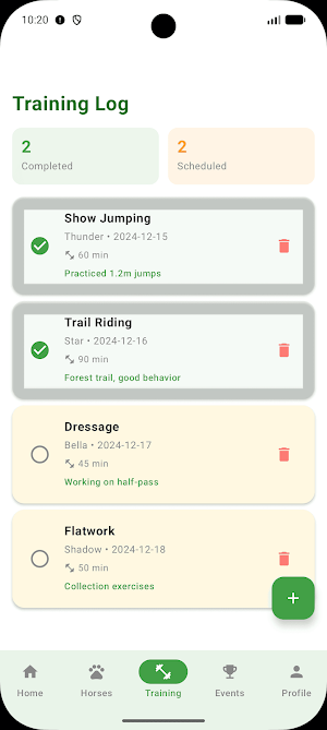 Stable Guide: Horse Log Screenshot 2