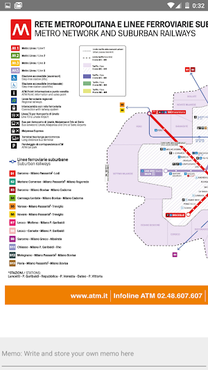 MILAN METRO NETWORK MAP OFFLINE Screenshot 1
