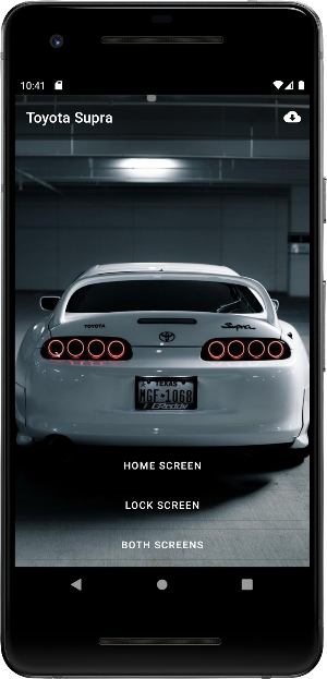 Toyota Supra Car Wallpaper HD Screenshot 1