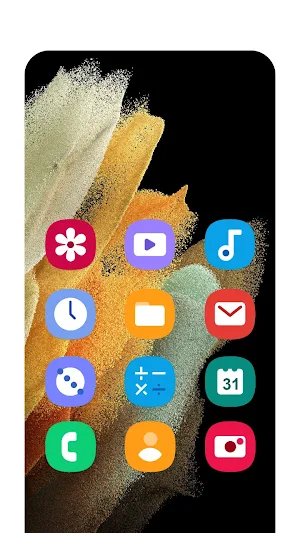 Galaxy S21 Theme/Icon Pack Screenshot 1