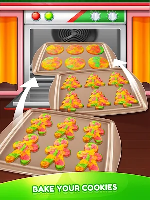 Christmas Unicorn Cookies & Gingerbread Maker Game Screenshot 1