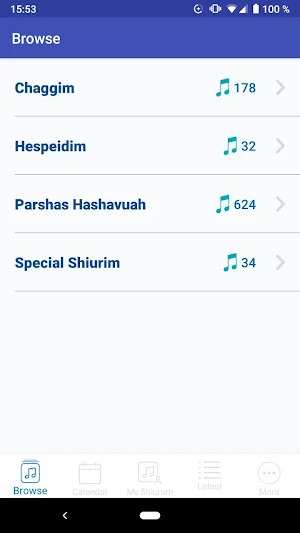 The Rabbi Goldfein App Screenshot 2
