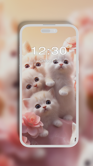 Cute Kitten Wallpaper Screenshot 2