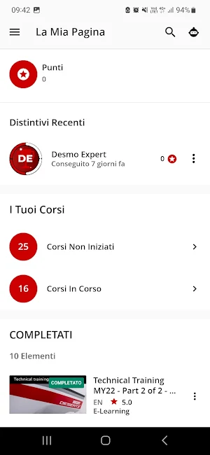 Ducati Web Academy Screenshot 1