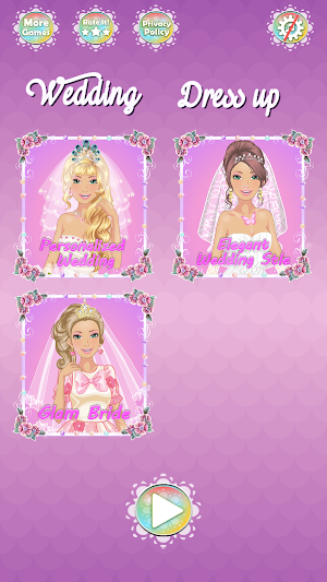 Elegant Wedding Dress up Game Screenshot 0